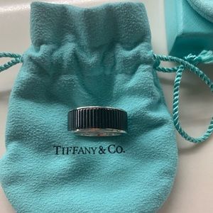 Titanium and sterling silver ring.